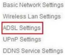 EBODE IPV38WE - ADSL Settings (please do not change or use these settings if you do not know what it is) - 1
