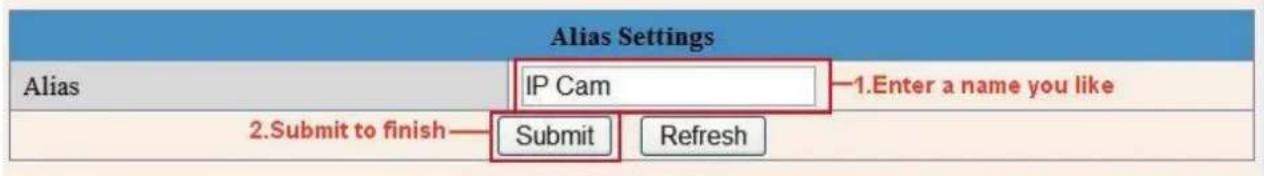 EBODE IPV38WE - Alias Settings - 1