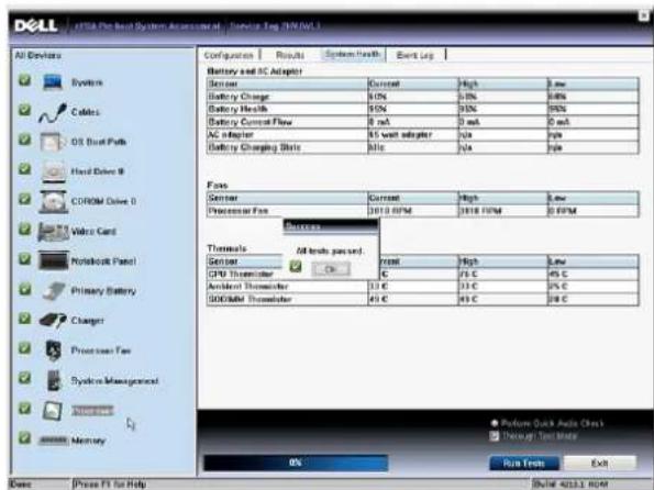 DELL Latitude 10 - Exécution de l'utilitaire de diagnostic ePSA - 4