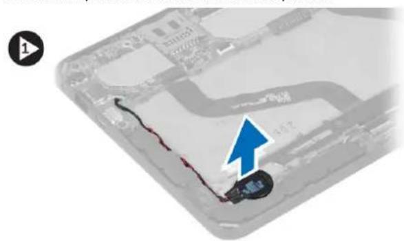 DELL Latitude 10 - Retrait des haut-parleurs - 1
