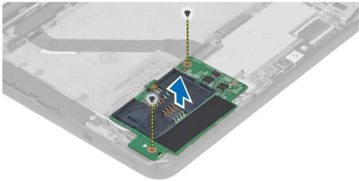 DELL Latitude 10 - Retrait du lecteur de carte à puce - 2