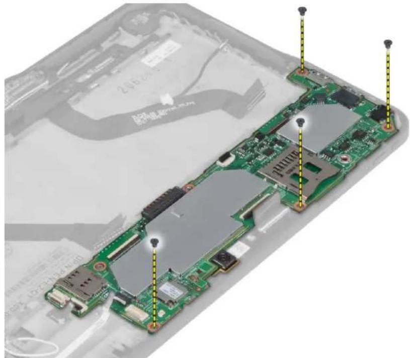 DELL Latitude 10 - Retrait de la carte système - 1