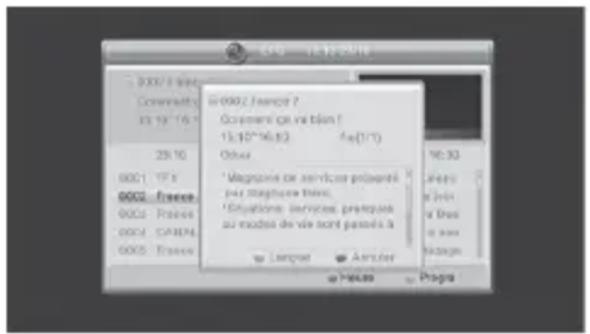 METRONIC Zapbox HDM1.1 - - Guida elettronica dei programmi (EPG) - 2
