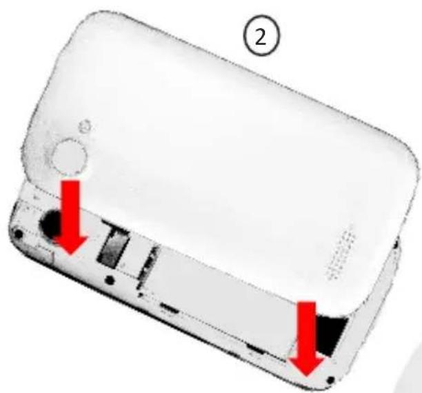 NGM-Mobile WeMove Miracle - Inserting the battery: - 2
