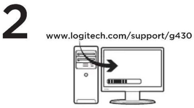 LOGITECH G430 - Asennus - 2