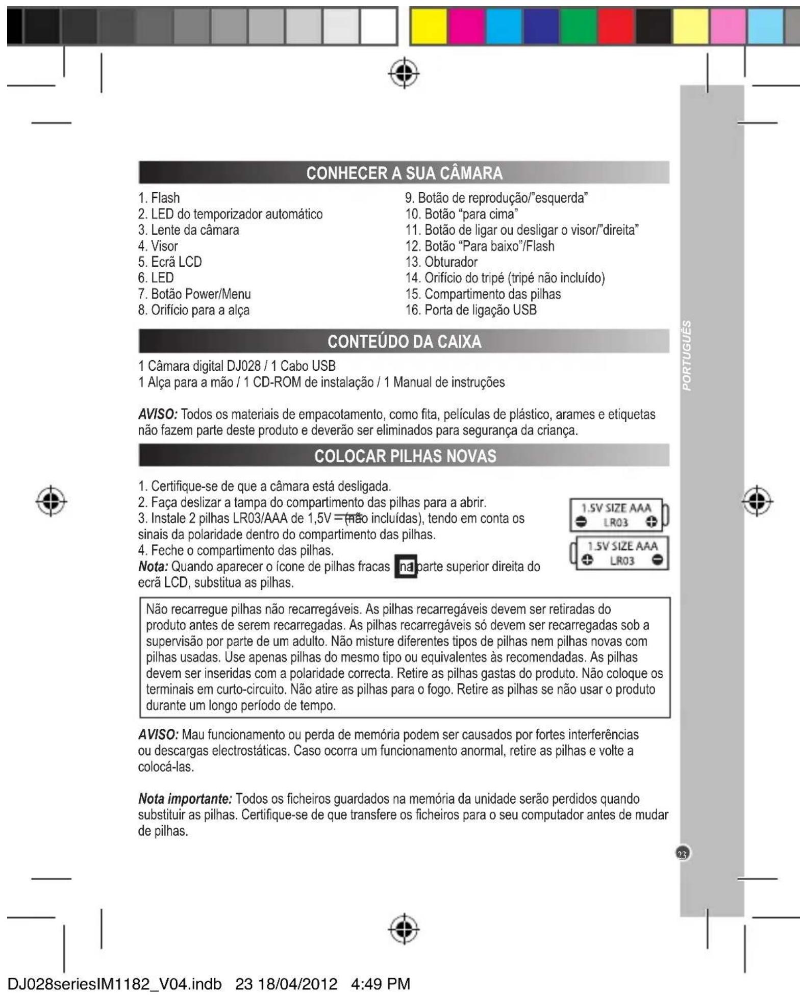 LEXIBOOK DJ028BB - MANTENIMIENTO Y GARANTIA - 5