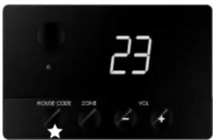 AUDIO PRO Living LV1TX - ATT STÄLLA IN KANAL (HOUSE CODE): - 1