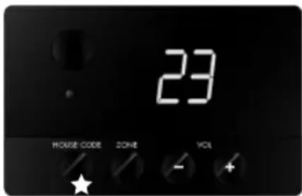 AUDIO PRO Living LV1TX - EINSTellen DES KANALS (HOUSE CODE): - 1