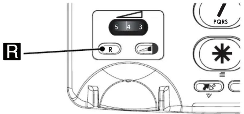 DORO HearPlus 313ci - Recall key (R) - 1