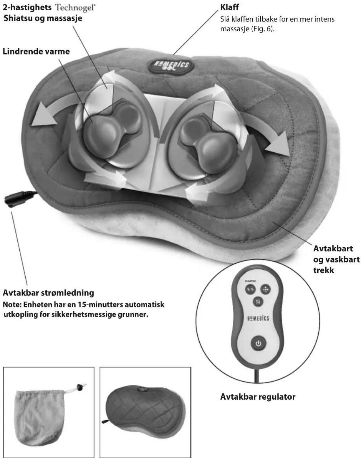 HOMEDICS SP1000HEU - PRODUKTEGENSKAPER: - 1