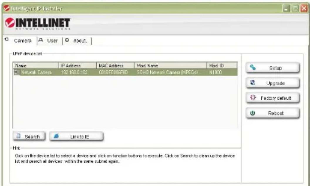 Intellinet IDC752IR - IP Installer for Windows - 2