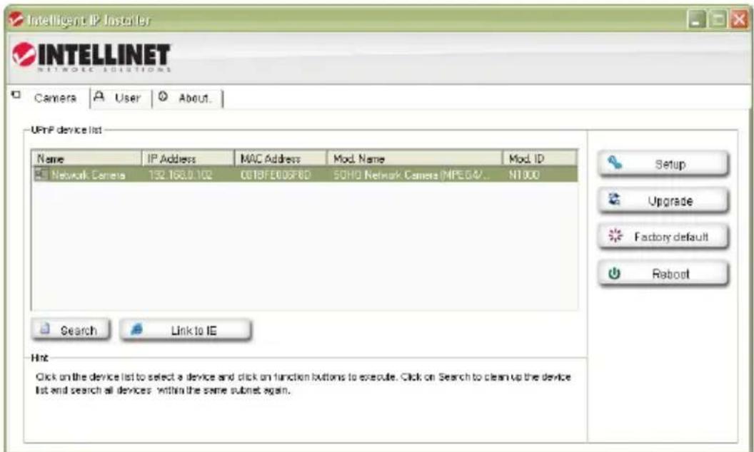 Intellinet IDC752IR - IP Installer para Windows - 2