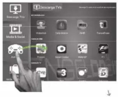 Engel Axil Tab8 HD - Écrans individuels sur l'écran d'accueiln - 1