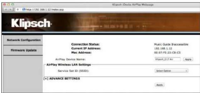 KLIPSCH Gallery G17 AirPlay - PROCEDURE DI CONFIGURAZIONE DELLA RETE AIRPLAY - 4