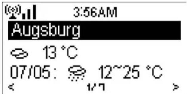Noxon FUN - Wetter-Information - 1