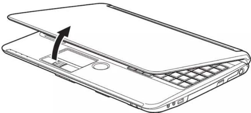 FUJITSU LIFEBOOK AH572 - Switching from AC Adapter Power or the Auto/Airline Adapter to Battery Power - 2