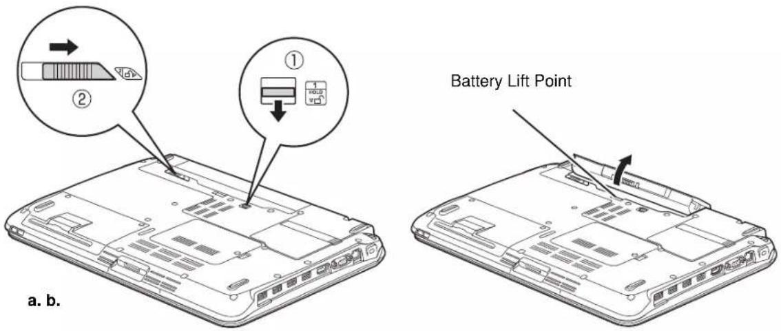FUJITSU LIFEBOOK AH572 - Cold-swapping Batteries - 1