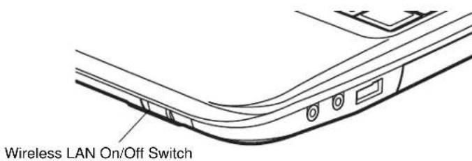 FUJITSU LIFEBOOK AH572 - Deactivation using the Wireless LAN On/Off Switch - 1