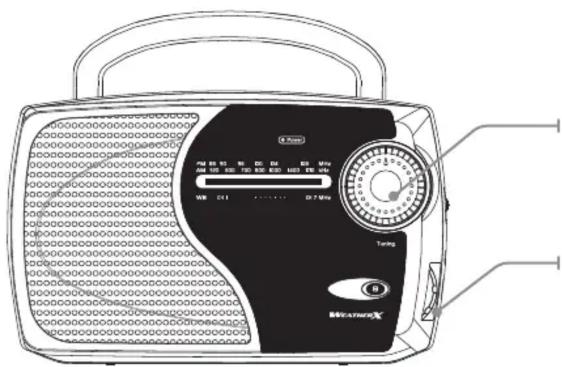 GPX WR282B - Alimentation secteur - 2
