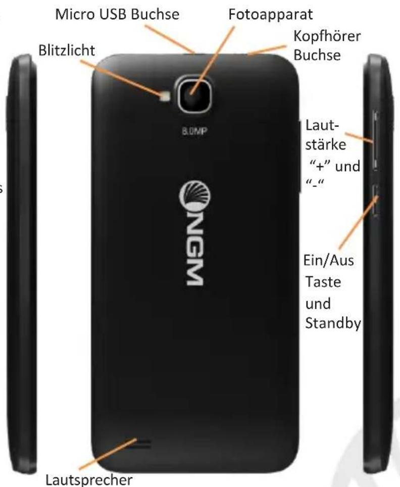 NGM-Mobile Infinity - Hauptmenu Hauptbildschirm signalstarke und Akku Niveau - 6
