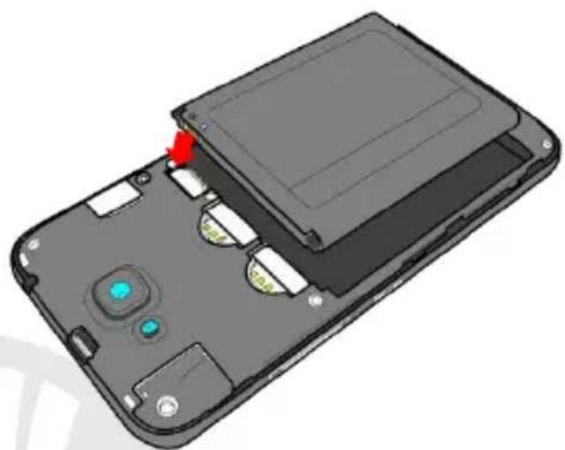 NGM-Mobile Infinity - Inserting the battery: - 1
