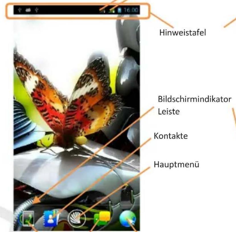 NGM-Mobile Infinity - Hauptmenu Hauptbildschirm signalstarke und Akku Niveau - 1