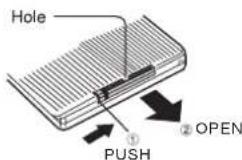 CURTIS SDVD9020 - Insert the battery - 1