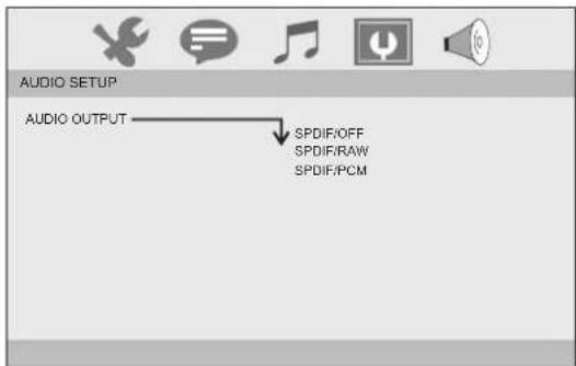 CURTIS SDVD9020 - Audio Setup Page - 1