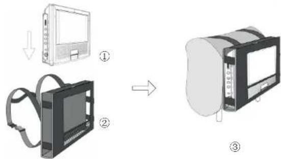 CURTIS SDVD9020 - Mounting method with diagram for the carbag - 1