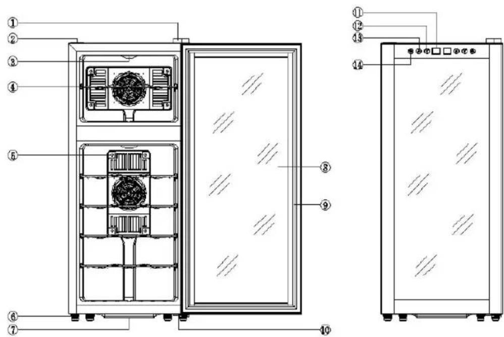 CURTIS FRW183 - III SCHEMA DÉTAILLÉ DE L'APPAREIL - 1