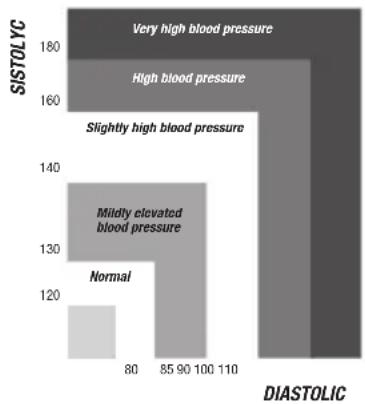 Joycare JC610 - BLOOD PRESSURE CLASSIFICATION STANDARDS - 1