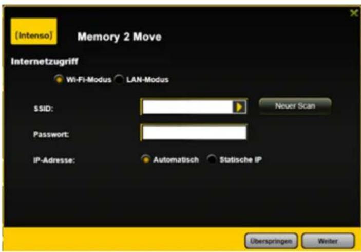INTENSO Memory 2 Move - KONFIGURATION DES WIFI GERÄTES - 2