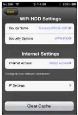INTENSO Memory 2 Move - WI-FI EINSTELLUNGEN INTERFACE - 2