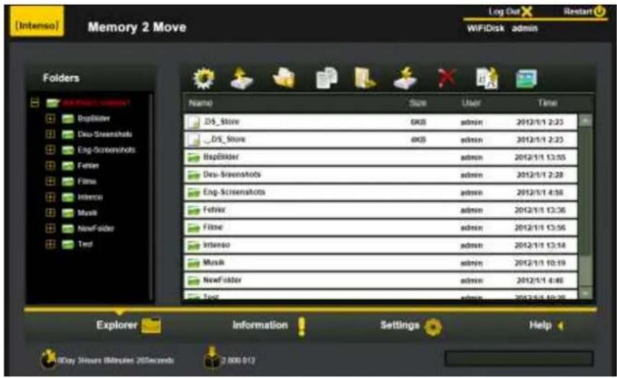 INTENSO Memory 2 Move - FUNKCJA EXPLORER - 1