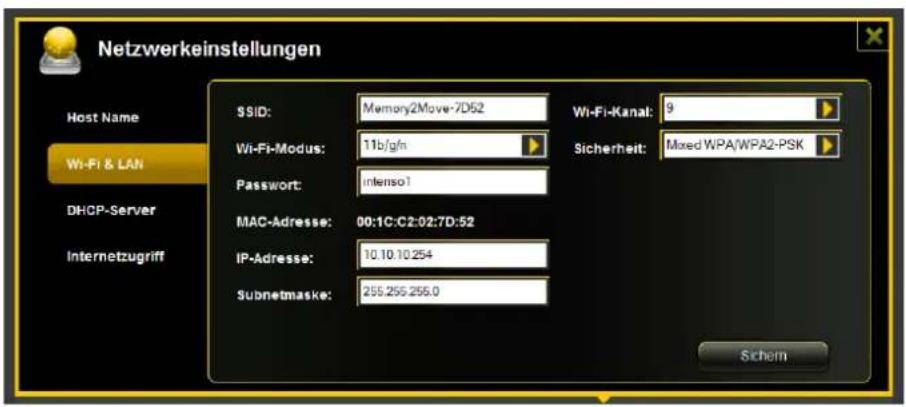 INTENSO Memory 2 Move - WI-FI & LAN - 1