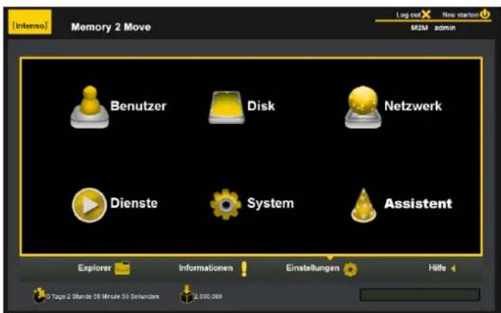 INTENSO Memory 2 Move - WEB MANAGEMENT FUNKTIONEN - 1