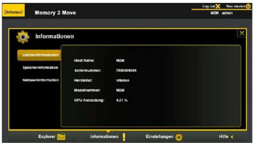 INTENSO Memory 2 Move - GERÄTEINFORMATIONEN - 1