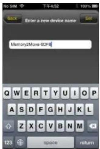 INTENSO Memory 2 Move - MODIFICATION DU NOM DE L'APPAREIL - 1
