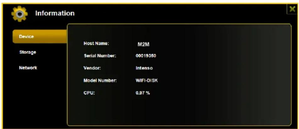 INTENSO Memory 2 Move - DEVICE INFORMATION - 1