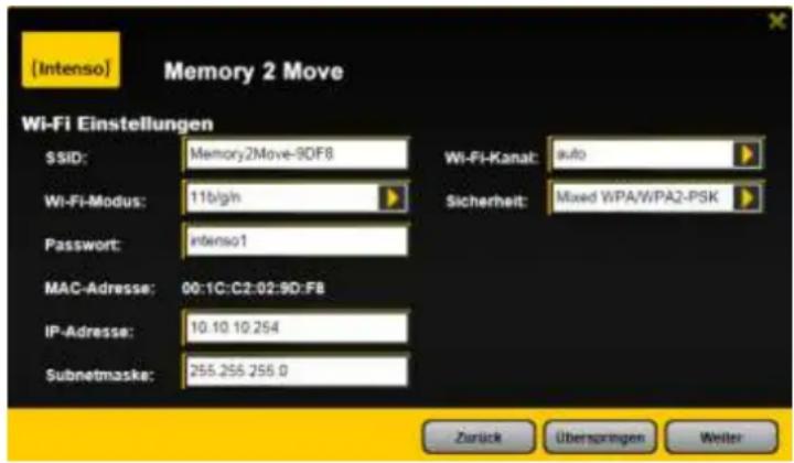 INTENSO Memory 2 Move - Acceso inalámbrico: - 1