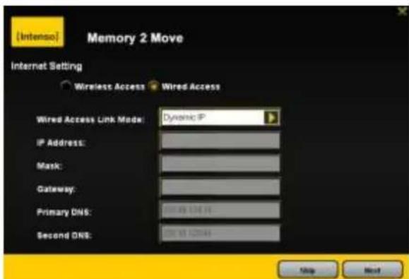 INTENSO Memory 2 Move - Réalisaon de l'accès Internet - 1