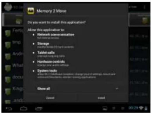 INTENSO Memory 2 Move - INSTALLACION DE LA APLICACION «MEMORY 2 MOVE» PARA ANDROID - 1