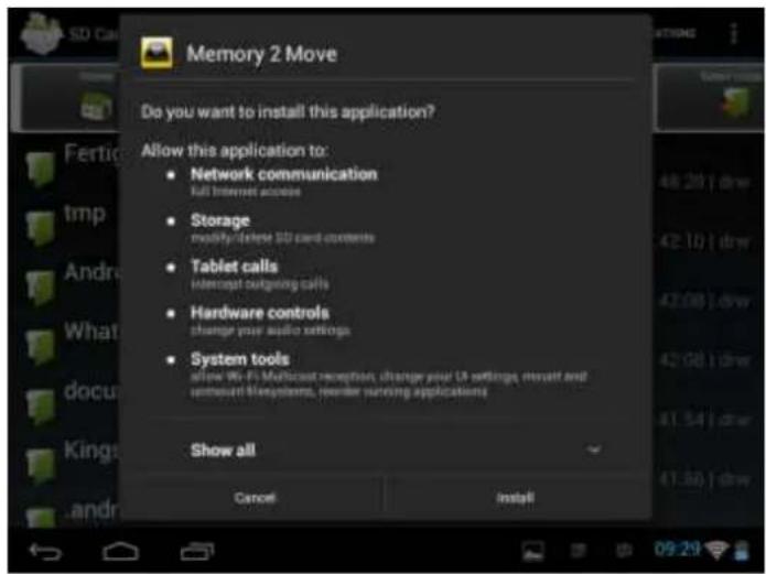 INTENSO Memory 2 Move - INSTALLATION DE L'APP ANDROID MEMORY 2 MOVE - 1