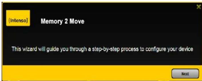 INTENSO Memory 2 Move - Startup Wizard - 1