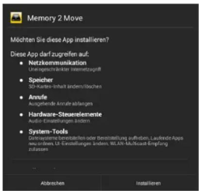 INTENSO Memory 2 Move - 9.4Android MEMORY 2 MOVE APP INSTALLATION - 1