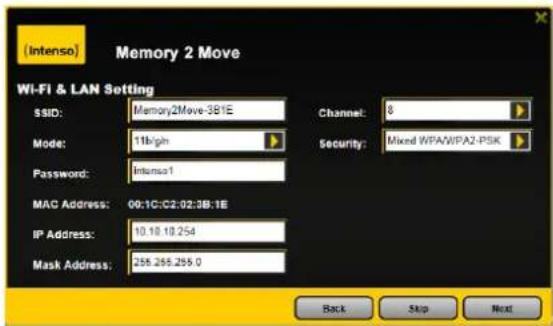 INTENSO Memory 2 Move - WiFi & LAN Seng - 1