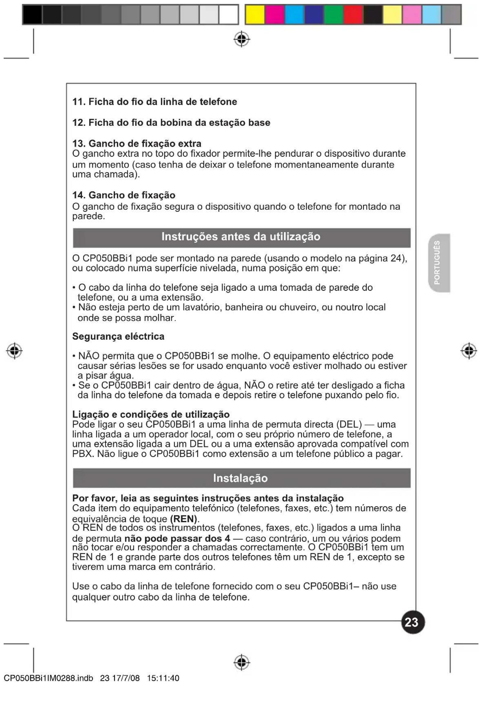 LEXIBOOK CP050SPI1 - Descrição do téléphone - 3