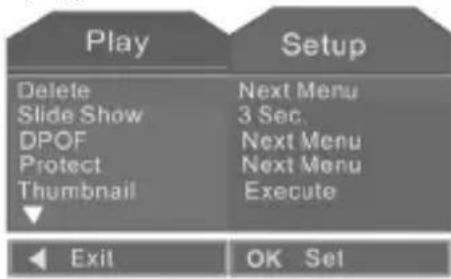 LEXIBOOK DJ052MH - MENU DE DEFINIÇÉS (Modo de reprodução) - 1