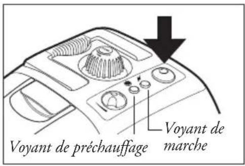 Voyant de préchauffage Voyant de marche