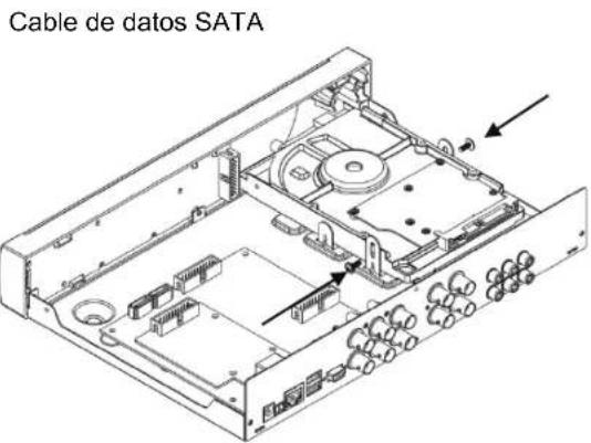 KONIG SECDVR404 - Instalación de la unidad de disco duro: - 4